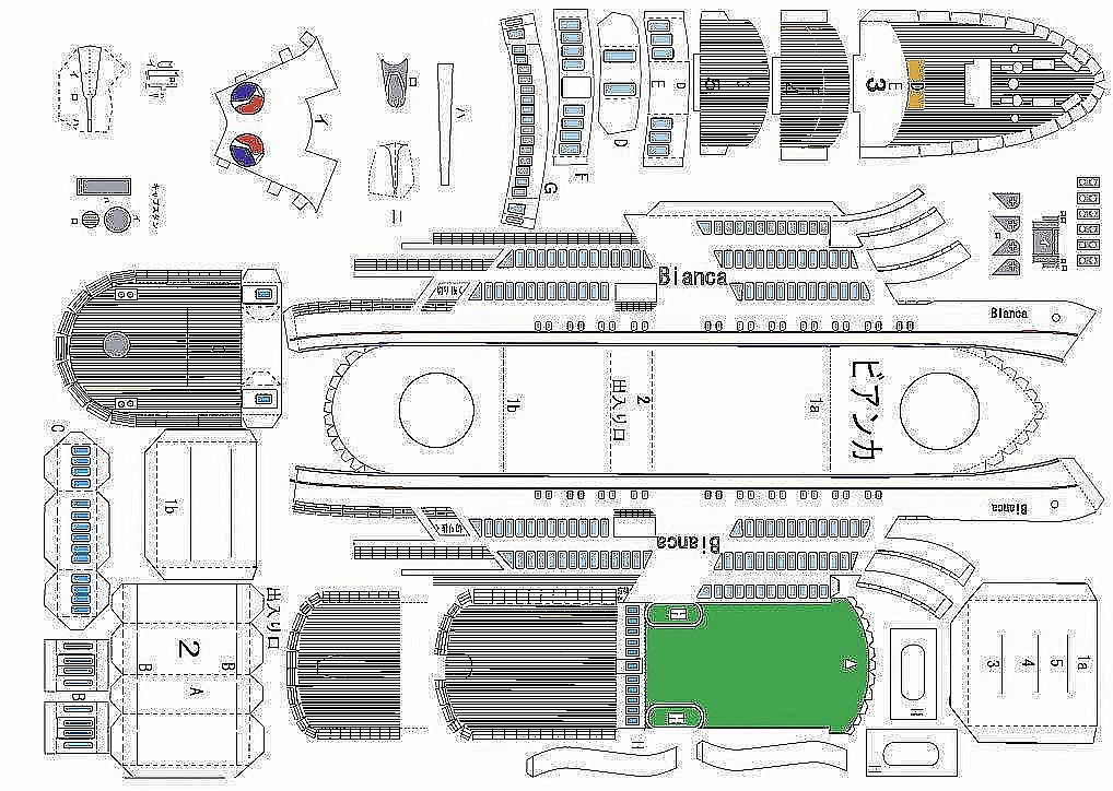 Plan Ferryboat Bianca